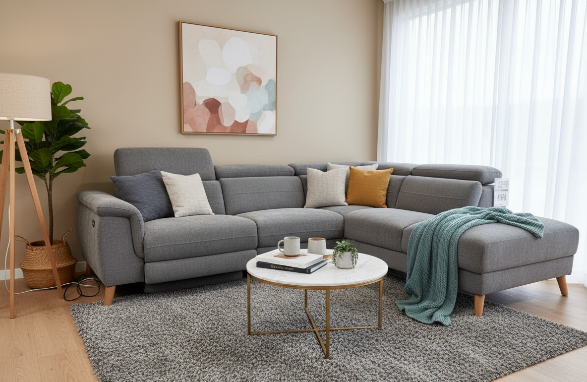 Flynder Fabric Recliner Chaise Lounge