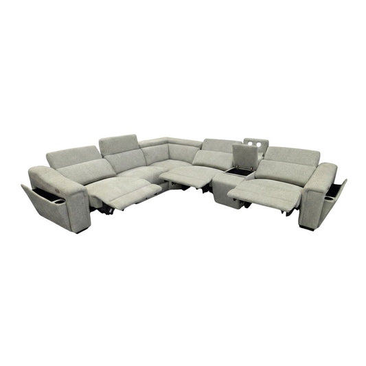Senza Fabric Electric Modular Recliner Sofa