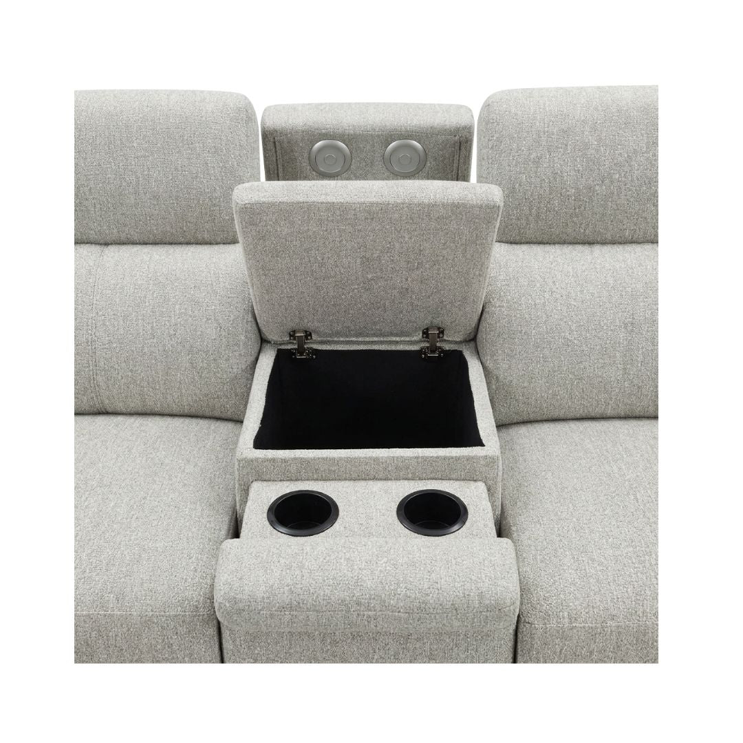 Senza Fabric Electric Modular Recliner Sofa