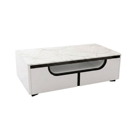 Sorrento Marble Coffee Table with Drawers