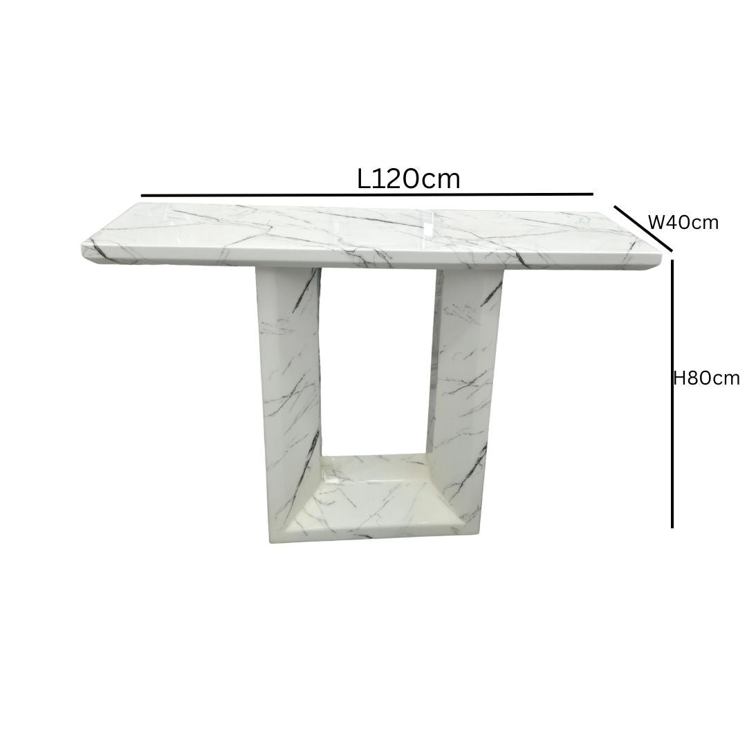 Sorrento Marble Console Table
