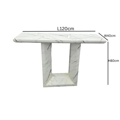 Sorrento Marble Console Table