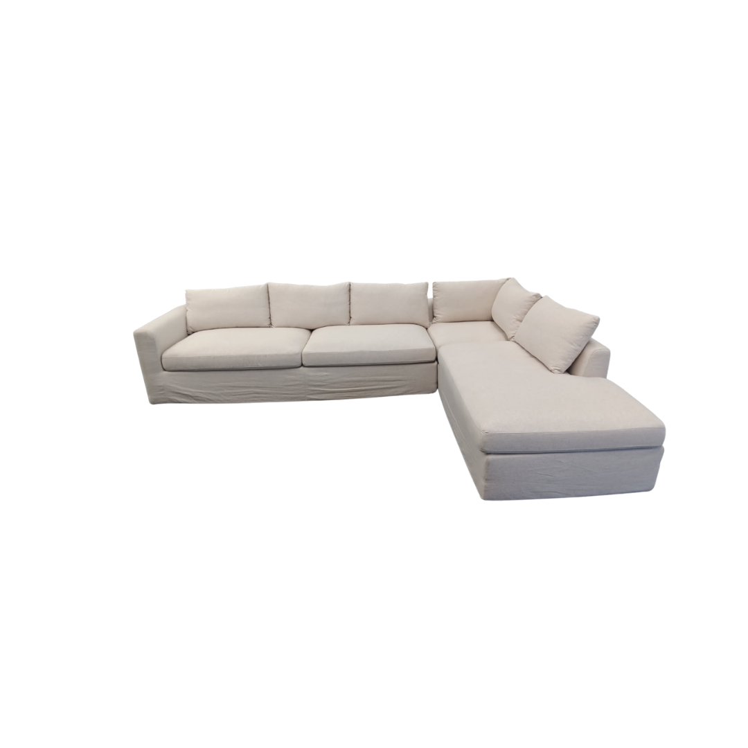 Marlo Fabric Corner Lounge with Chaise