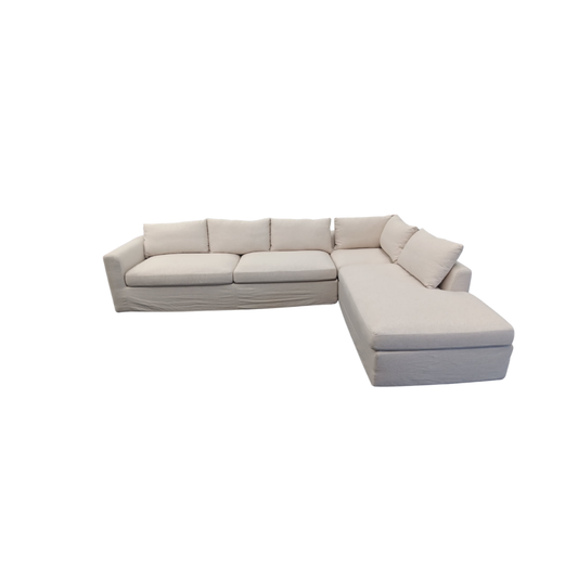 Marlo Fabric Corner Lounge with Chaise