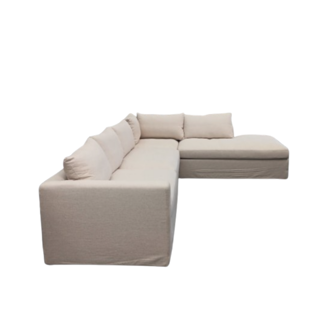 Marlo Fabric Corner Lounge with Chaise