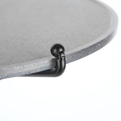 Compact Folding Wrought Iron Round Table-3