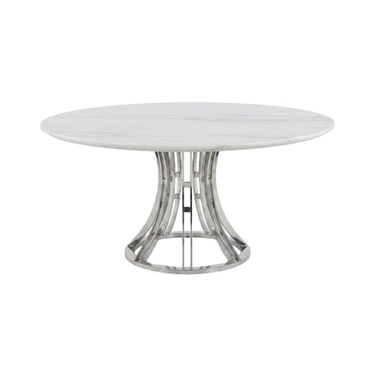 Verona Round Marble Dining Table