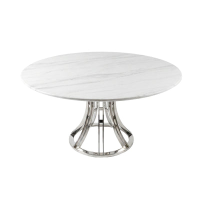 Verona Round Marble Dining Table