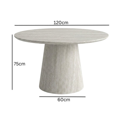 MONO 5-Pieces Round Dining Table