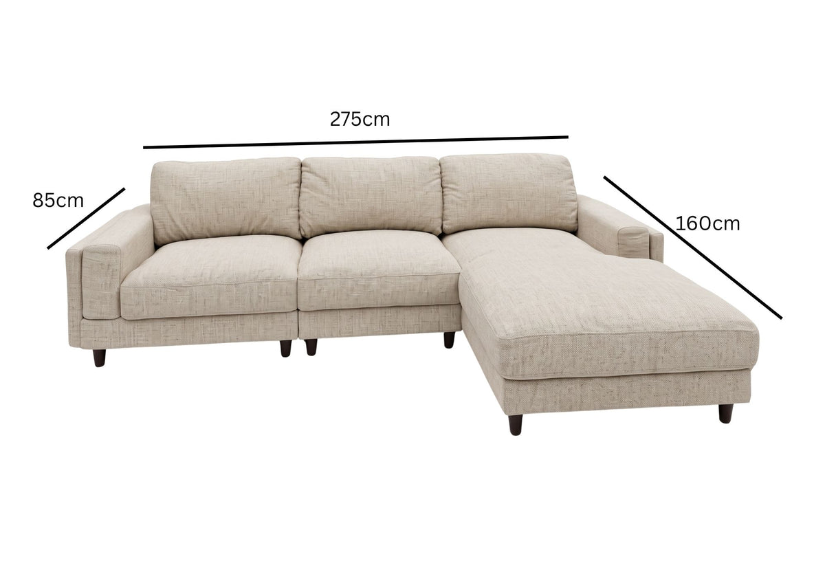Solace 3 Seater Chaise Lounge