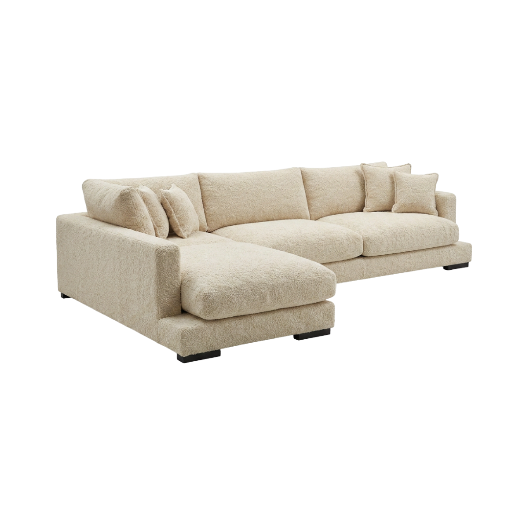 Weston Fabric 3 Seater with Chaise