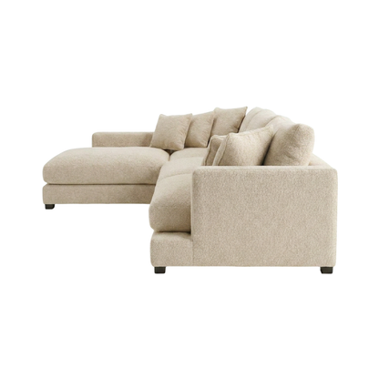 Weston Fabric 3 Seater with Chaise
