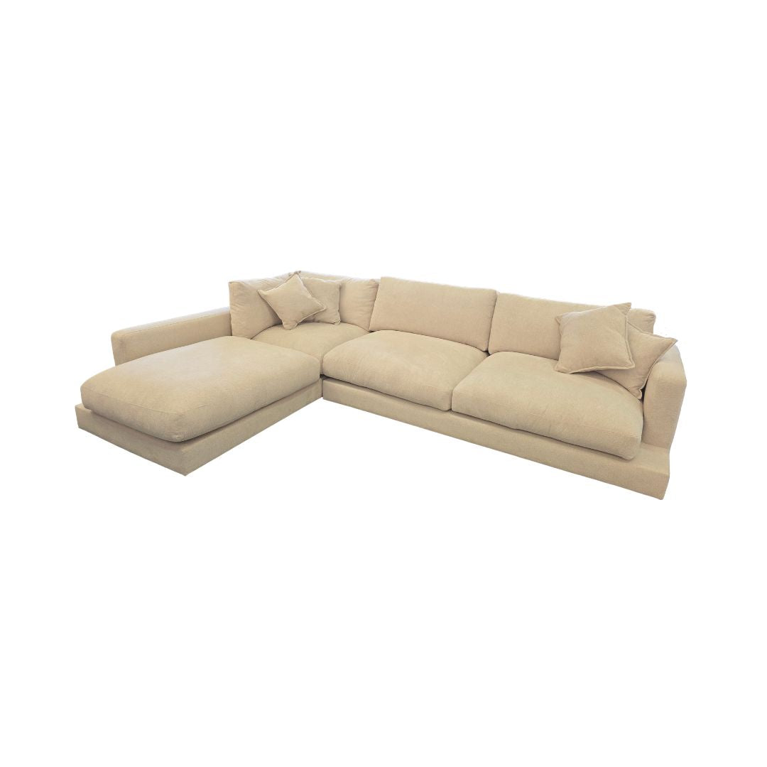 Weston Fabric 3 Seater with Chaise