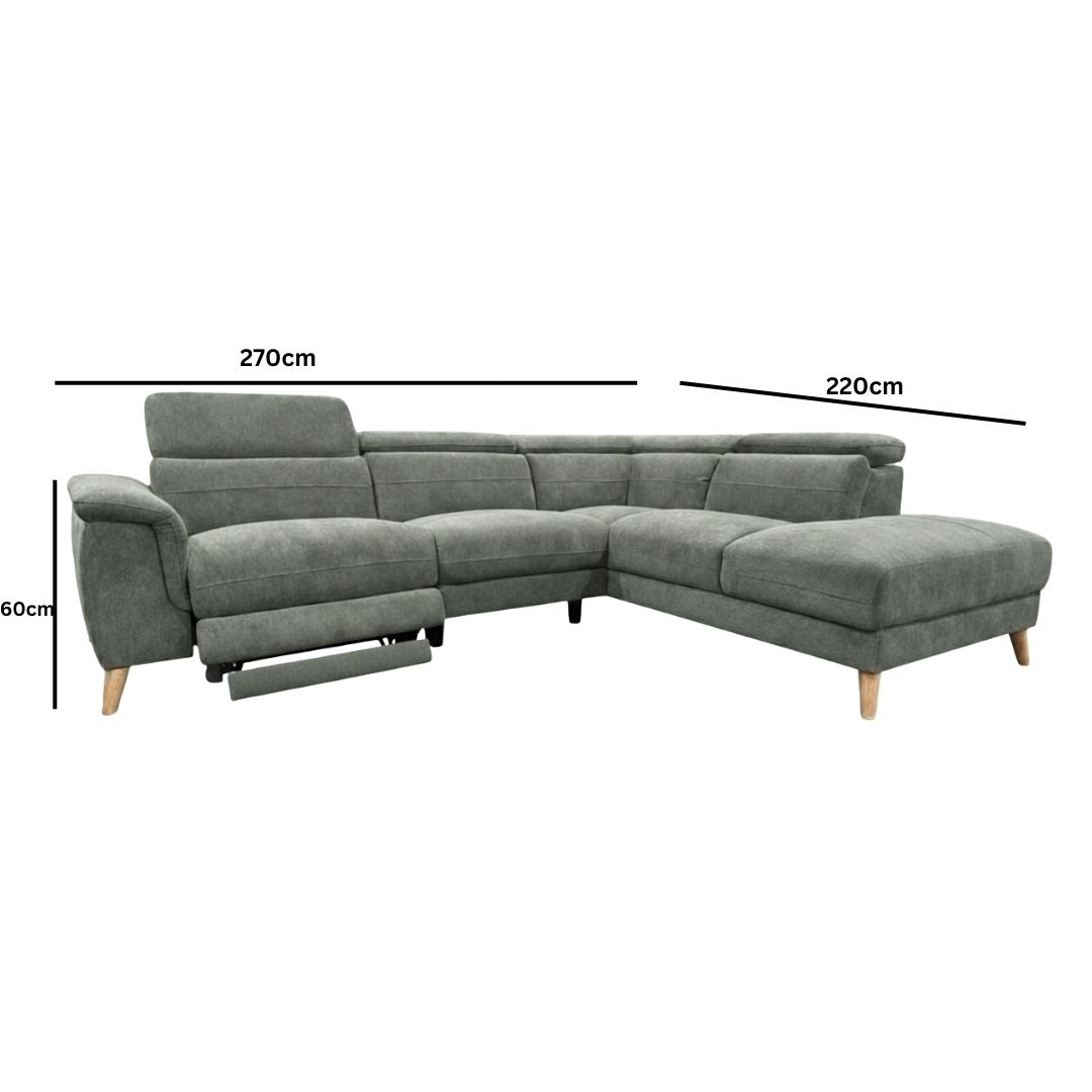 Flynder Fabric Recliner Chaise Lounge