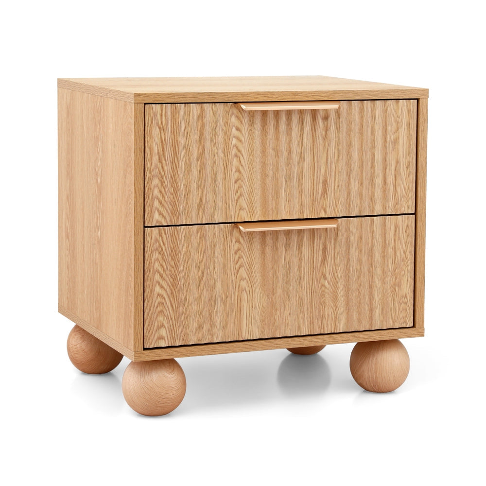 Oslo 2 Drawer Bedside Table