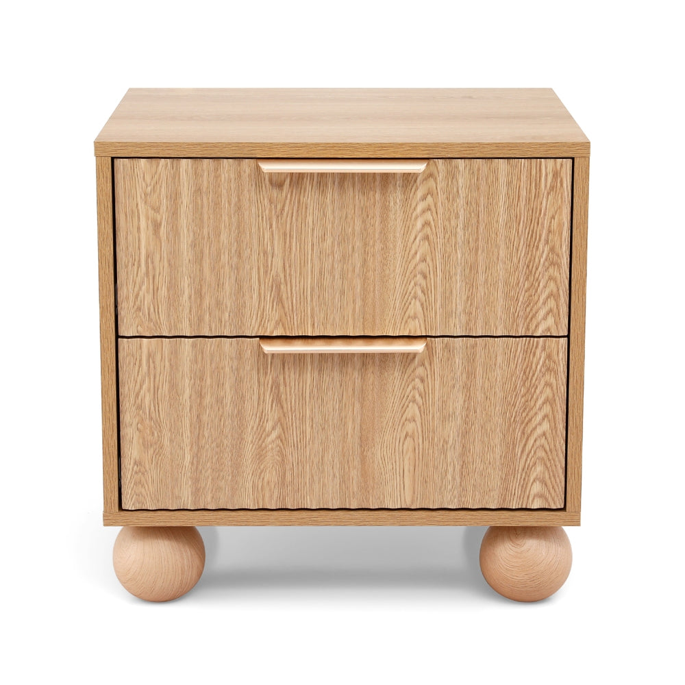 Oslo 2 Drawer Bedside Table