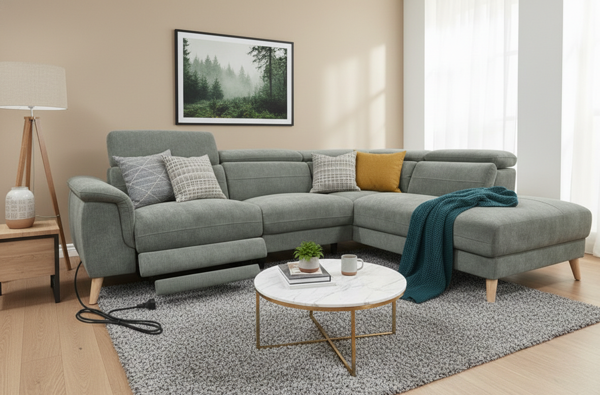 Flynder Fabric Recliner Chaise Lounge