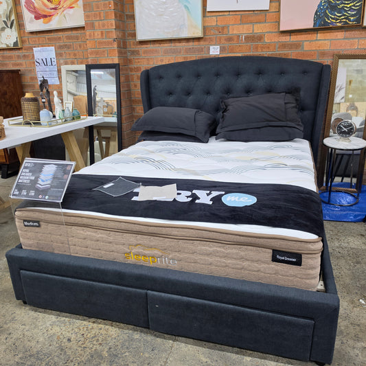 Belle Fabric Bed with Drawers