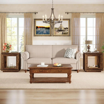 Eastwood Rustic Wood Side Table