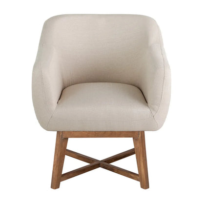 Linden High Seated Fabric Armchair