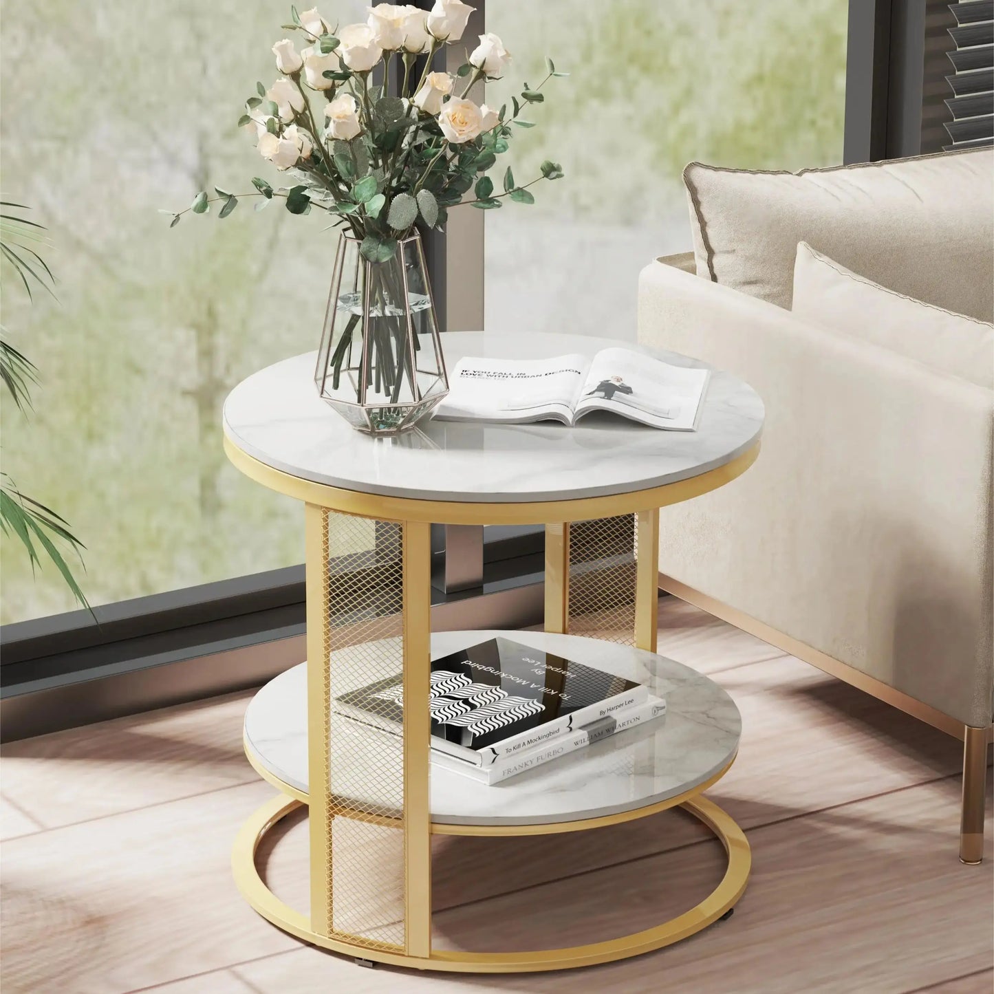 Elena Marble Side Table