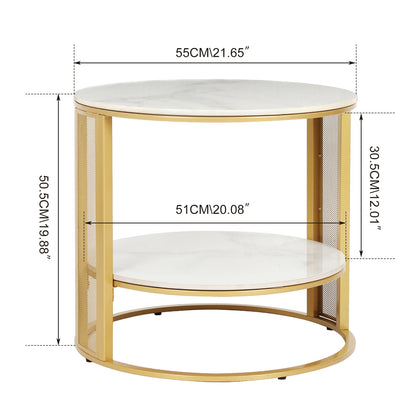 Elena Marble Side Table