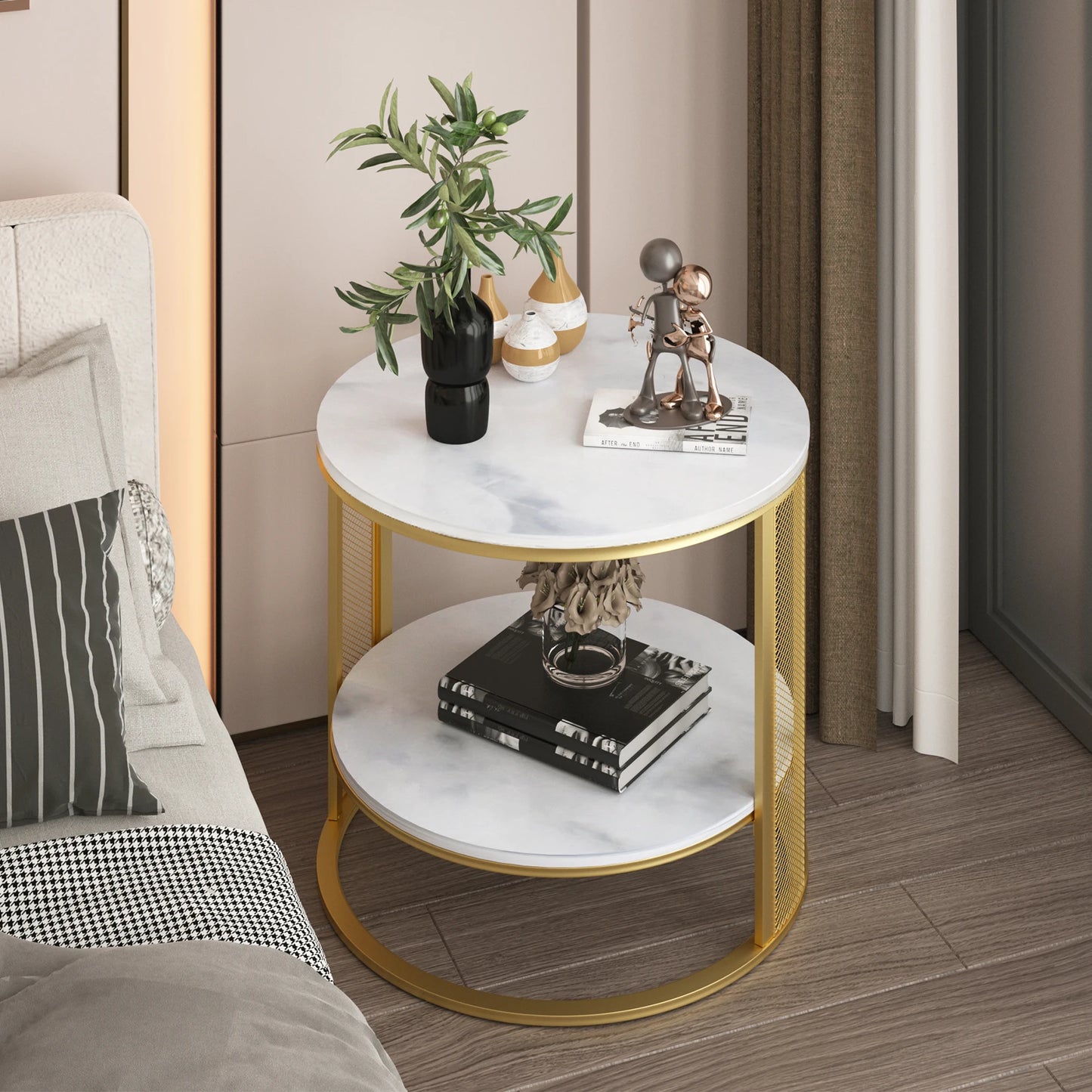 Elena Marble Side Table