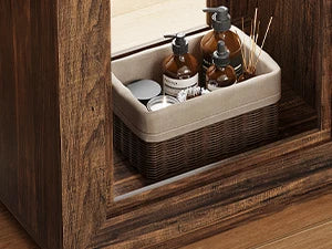 Eastwood Rustic Wood Side Table