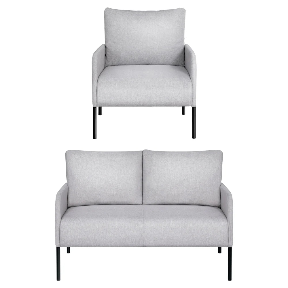 Evelyn 2 Seater & 2 Single Armchairs Lounge Package