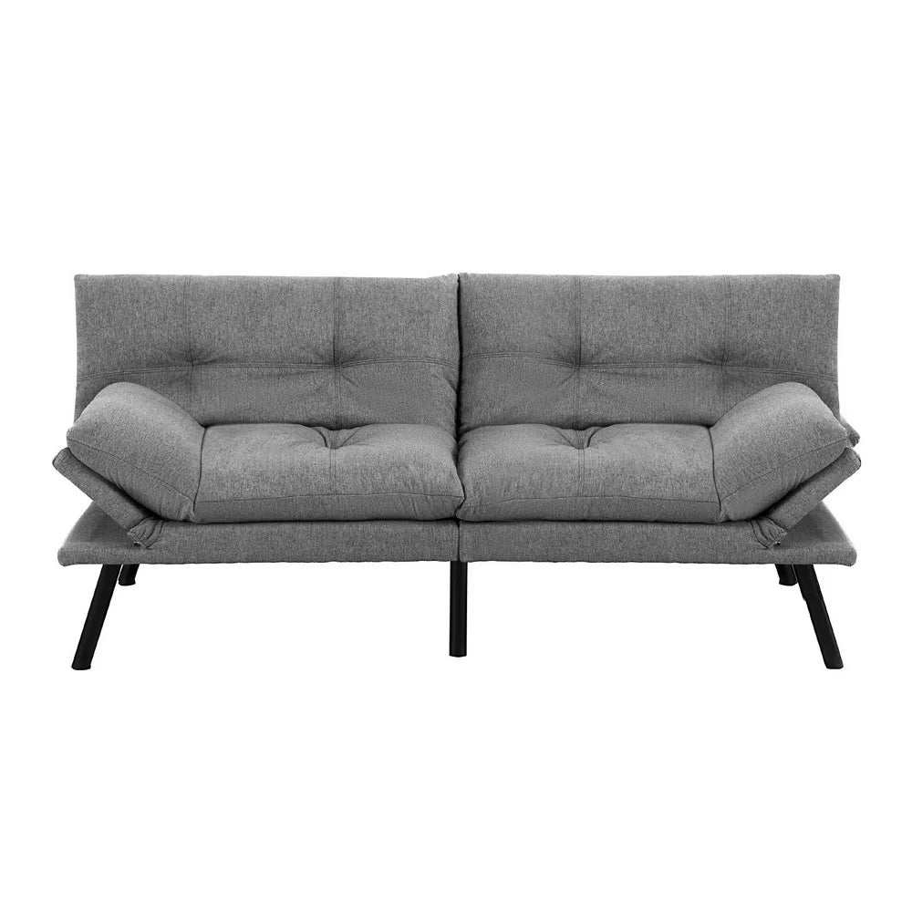 Doakes 3 Seater Fabric Sofa Bed - Grey