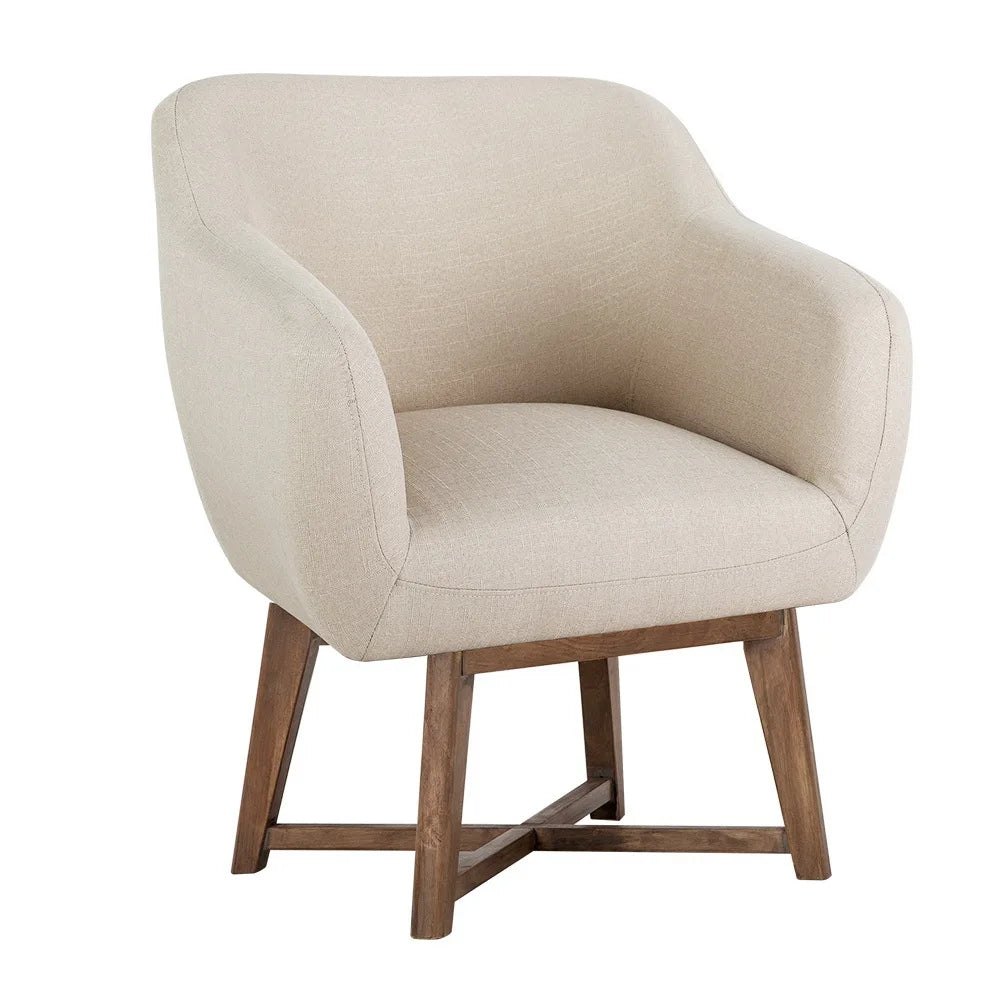 Linden High Seated Fabric Armchair