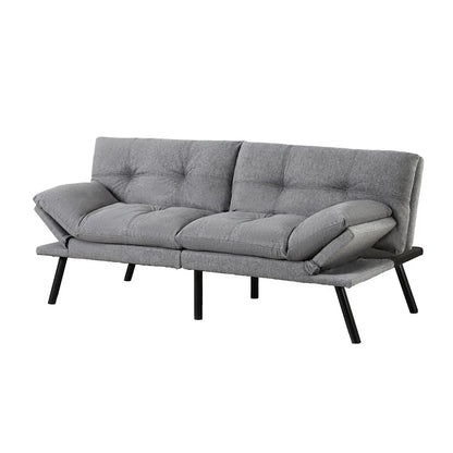 Doakes 3 Seater Fabric Sofa Bed - Grey