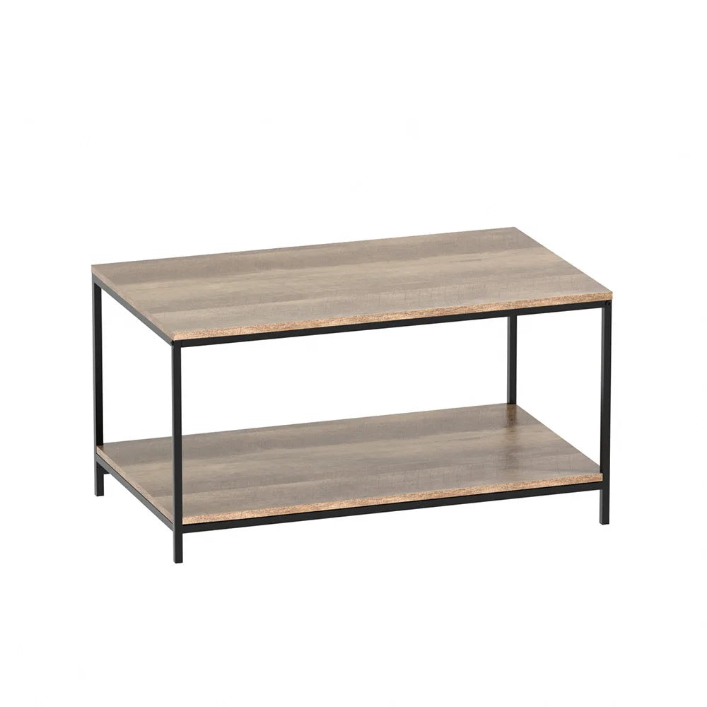 Velin 2 Tier Walnut Coffee Table
