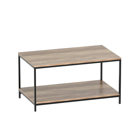 Velin 2 Tier Walnut Coffee Table