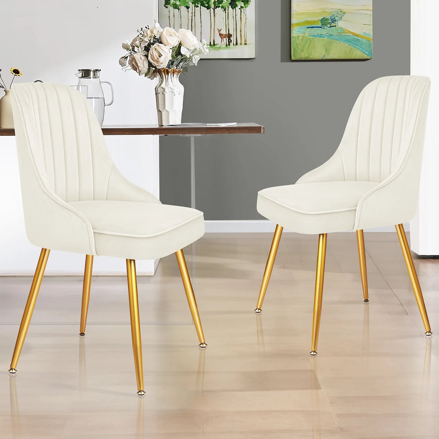 Zerra Velvet Dining Chair - Set of 2