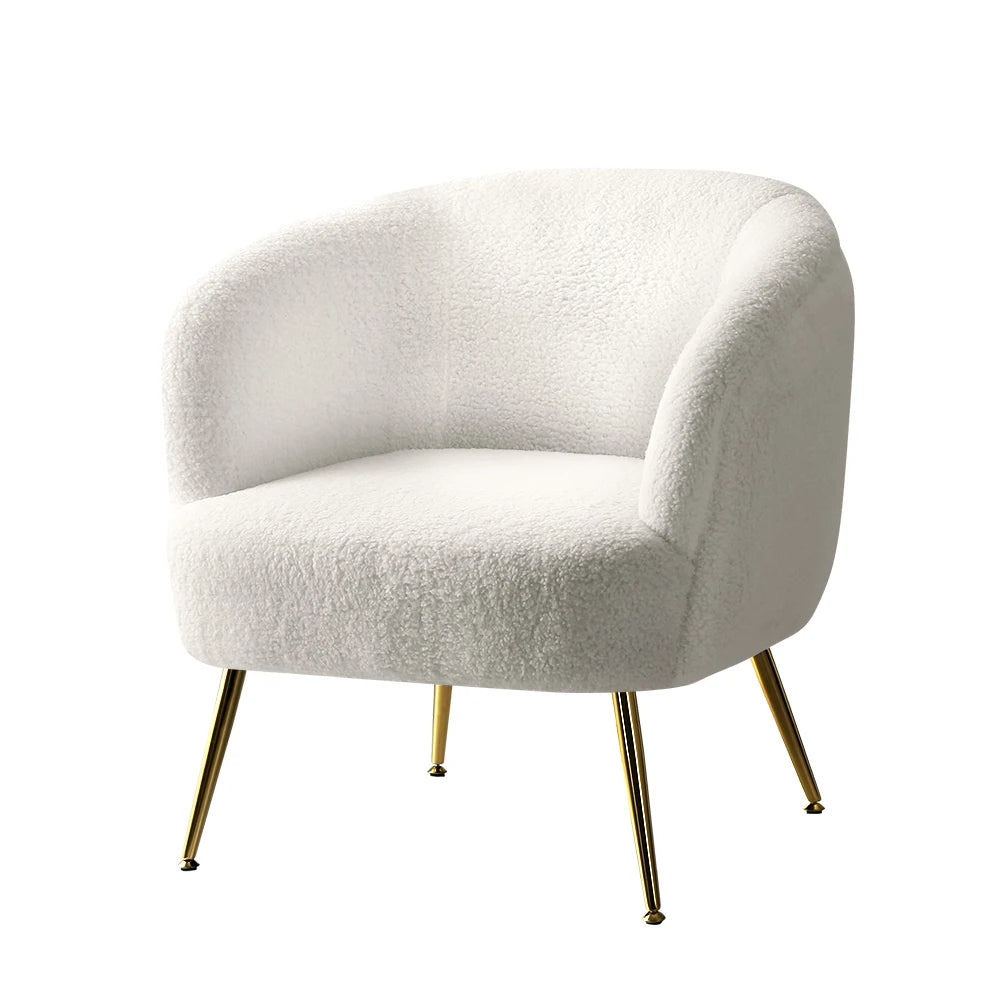 Winslow Armchair Sherpa White