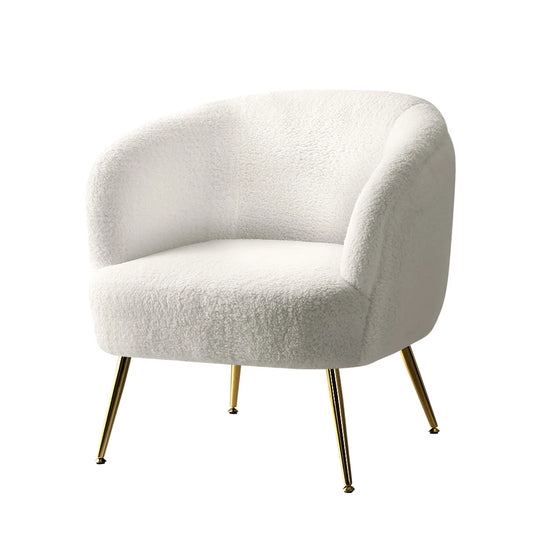 Winslow Armchair Sherpa White