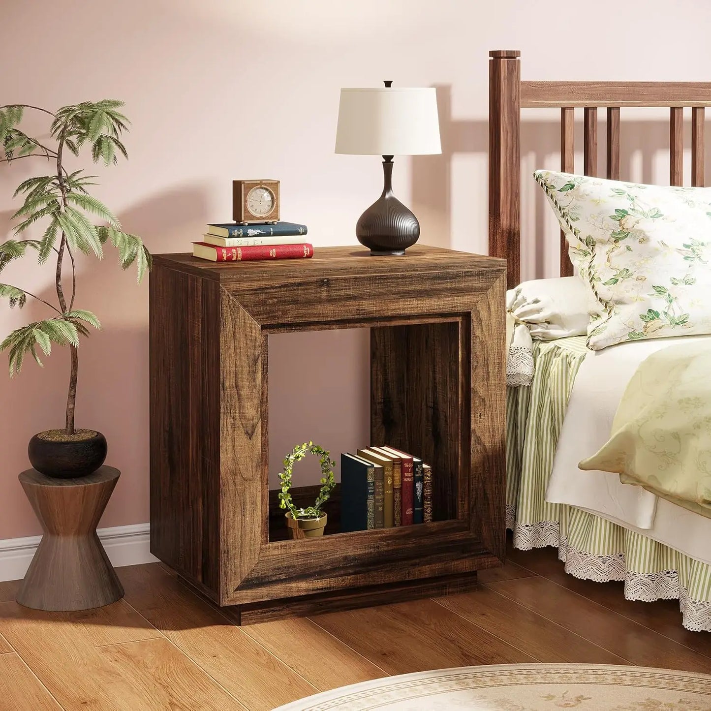 Eastwood Rustic Wood Side Table