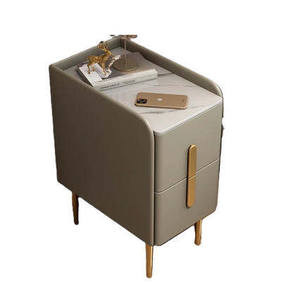 Smart Narrow Nightstand - Wireless Charging, Modern Design-0