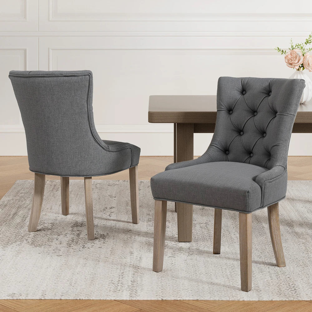 Lindenhall Fabric Dining Chair - Set of 2