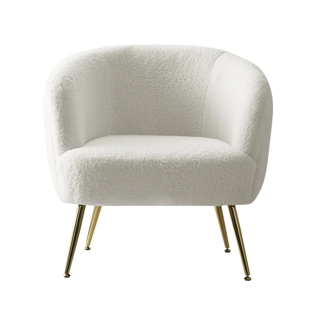 Winslow Armchair Sherpa White