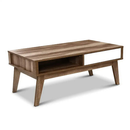 Corvin 2 Drawer Walnut Coffee Table