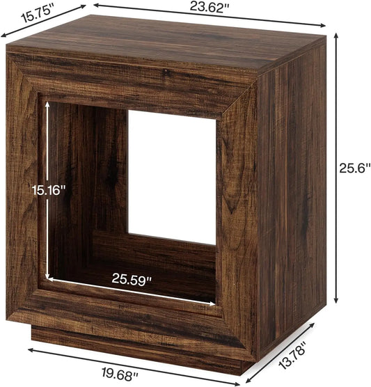 Eastwood Rustic Wood Side Table