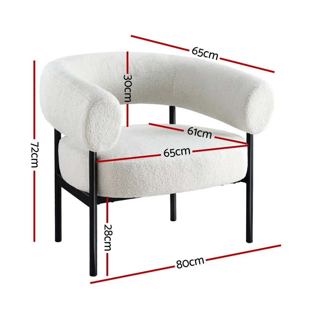Lynor Boucle Armchair