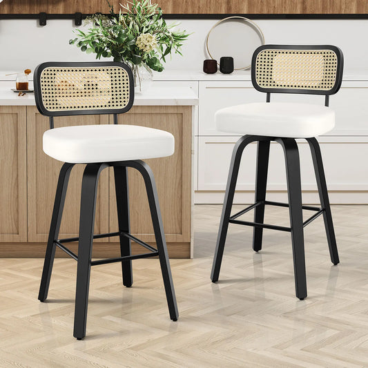 Modexa Padded Seat Bar Stool - Set of 2