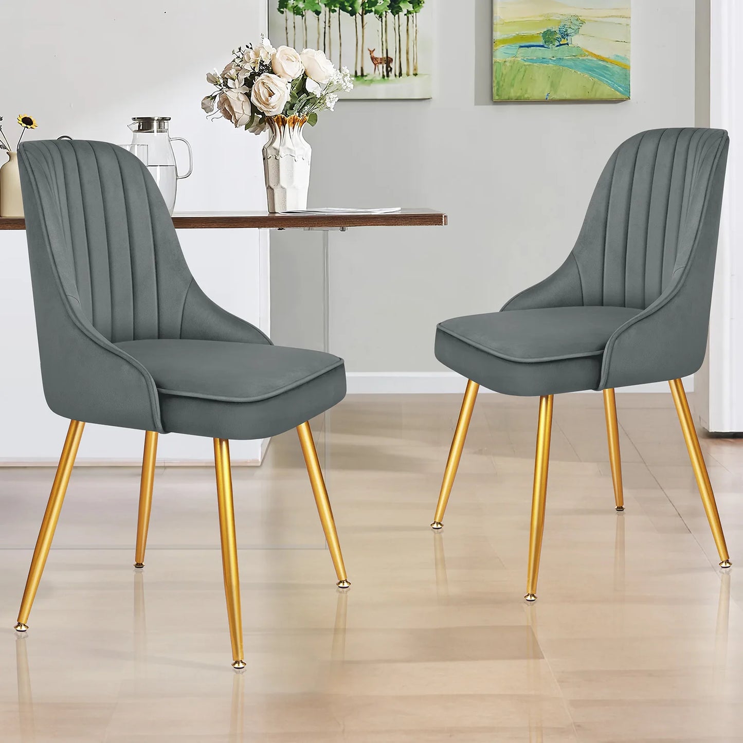 Zerra Velvet Dining Chair - Set of 2