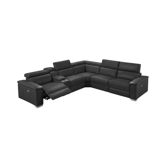 Napoli Premium Thick Genuine Leather Electric Corner Recliner