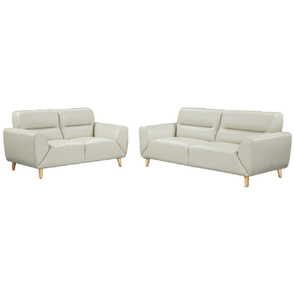 Celeste Premium Leather 3 Seater & 2 Seater Lounge Package