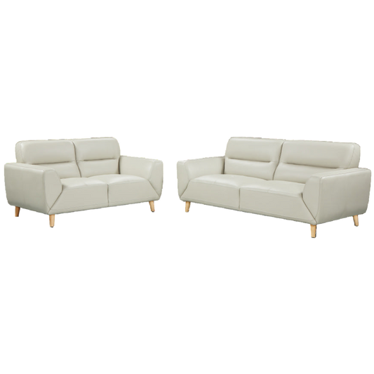 Celeste Premium Leather 3 Seater & 2 Seater Lounge Package