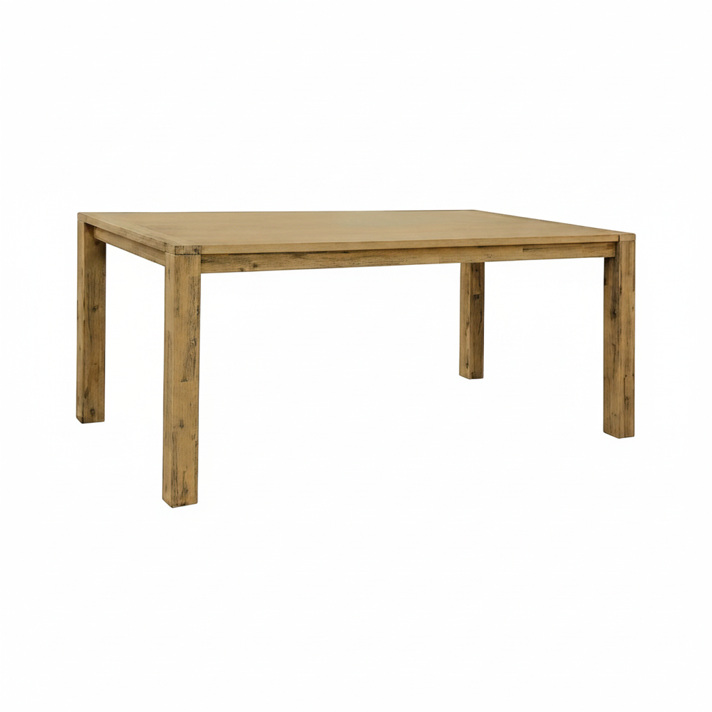Direct Furniture Depot Watson 1.8m dining table with a natural wood finish and sturdy rectangular design.